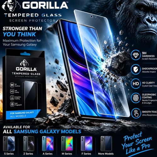 Gorilla tempered glass screen - tempered,