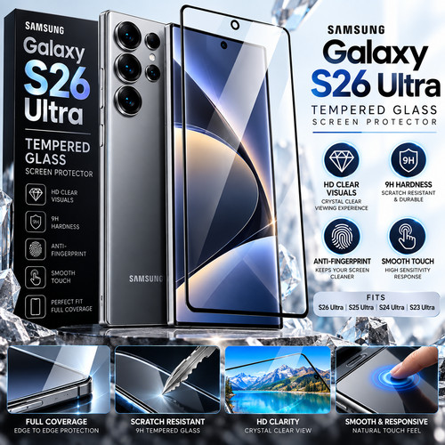 Tempered glass screen - 9h,